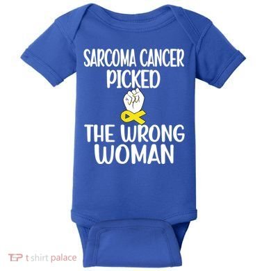 Sarcoma Picked The Wrong Sarcoma Cancer Survivor Cute Gift Baby Bodysuit