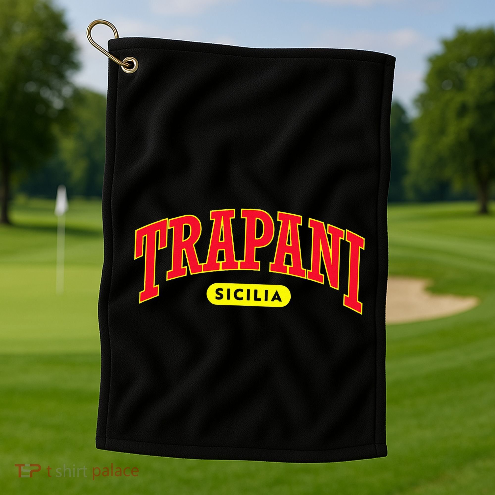 Sicilian Pride University Style Trapani Golf Towel