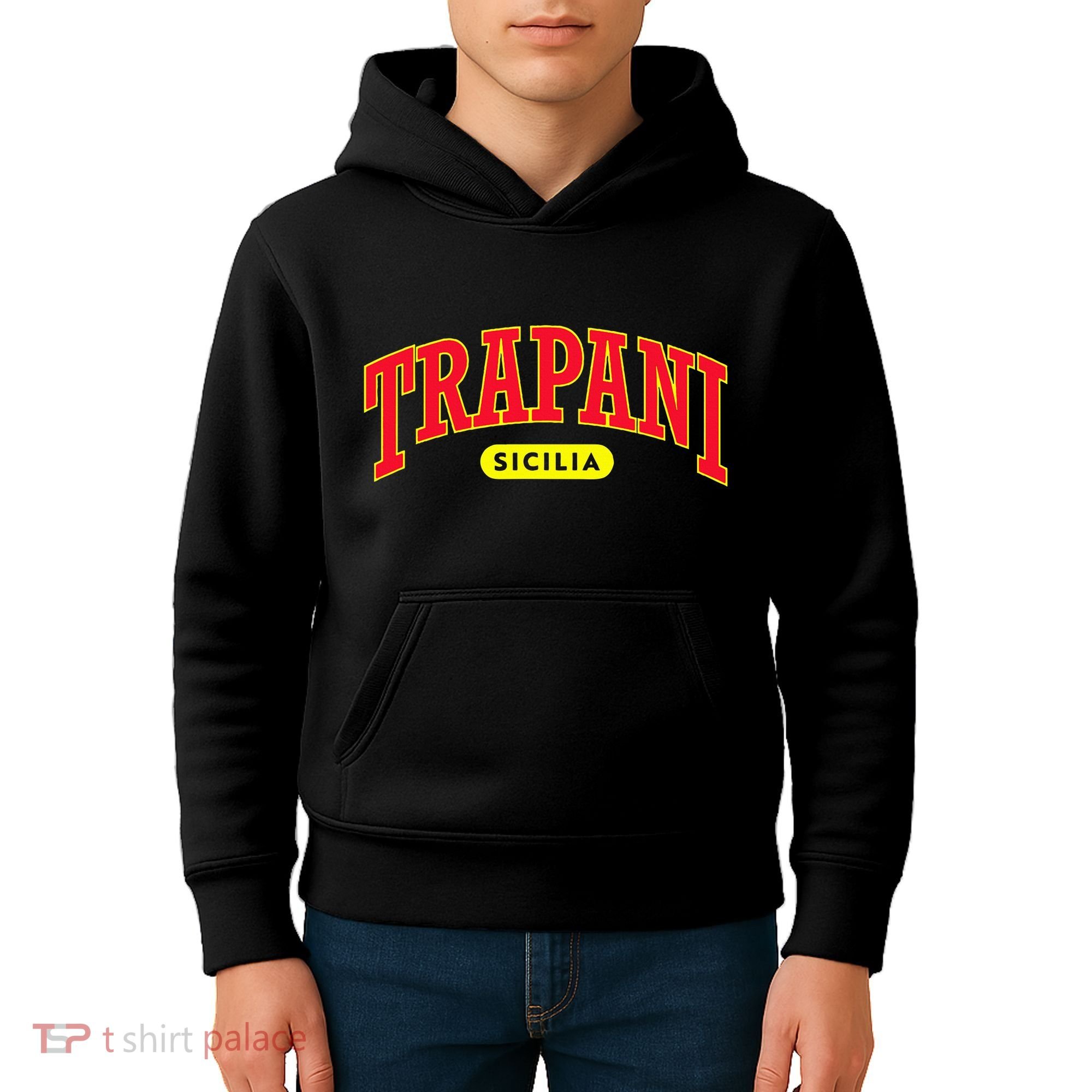Sicilian Pride University Style Trapani Kids Hoodie