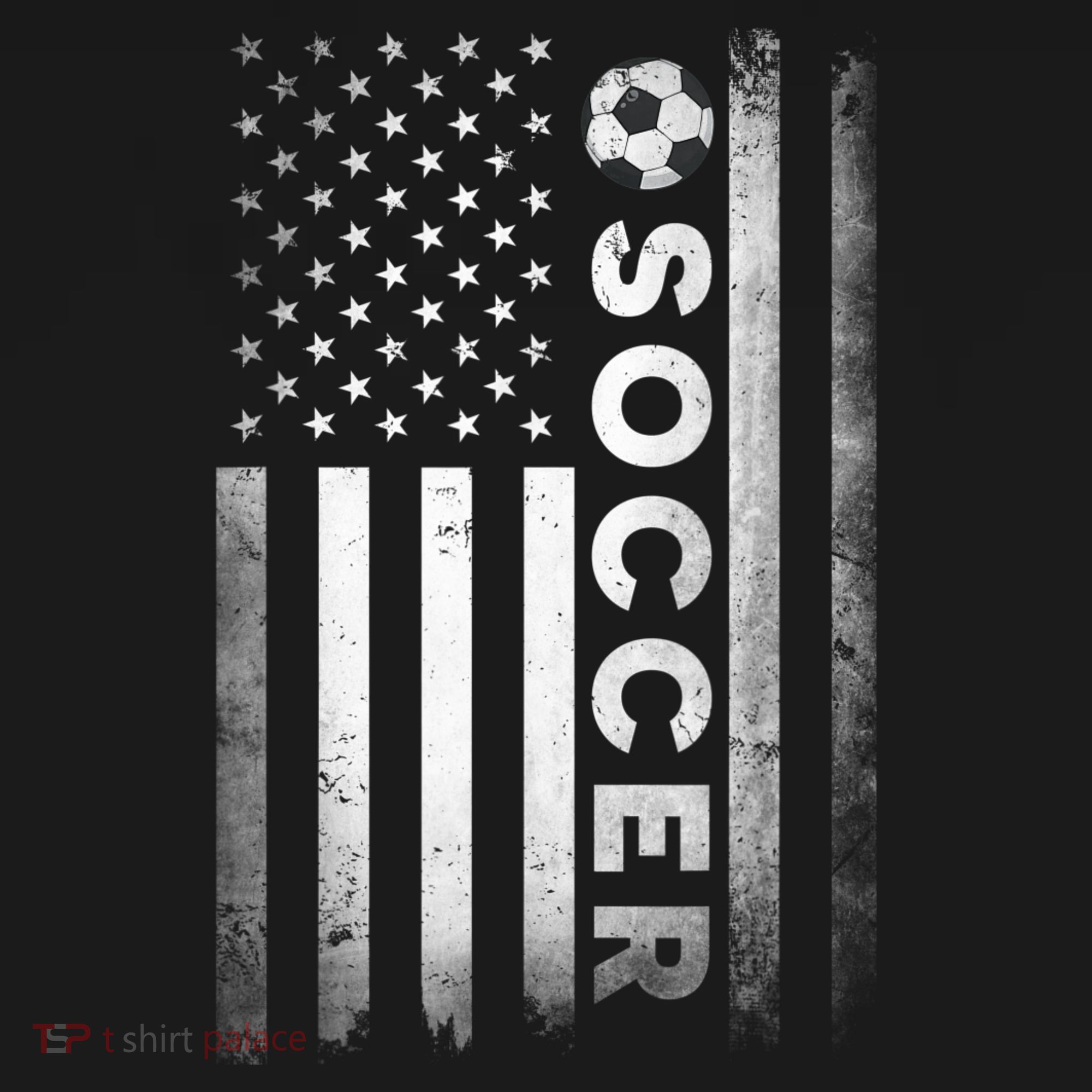 Soccer Player USA US American Flag Girls Boys Women's Hoodie