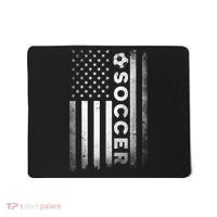Soccer Player USA US American Flag Girls Boys Mousepad thumb 0