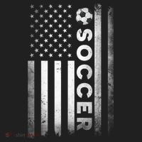 Soccer Player USA US American Flag Girls Boys Hat thumb 2