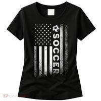 Soccer Player USA US American Flag Girls Boys Women's T-Shirt thumb 0