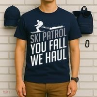 Ski Patrol vinatge You Fall We Haul Skiing Winter Sports T-Shirt thumb 6
