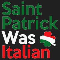 St. Patrick Was Italian Saint Patrick's Day Women's Sweatshirt thumb 2