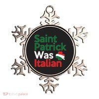 St. Patrick Was Italian Saint Patrick's Day Ornament thumb 0