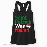St. Patrick Was Italian Saint Patrick's Day Women's Tank Top thumb 0