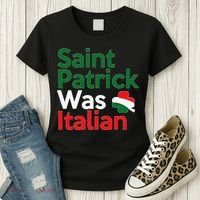 St. Patrick Was Italian Saint Patrick's Day Women's T-Shirt thumb 3