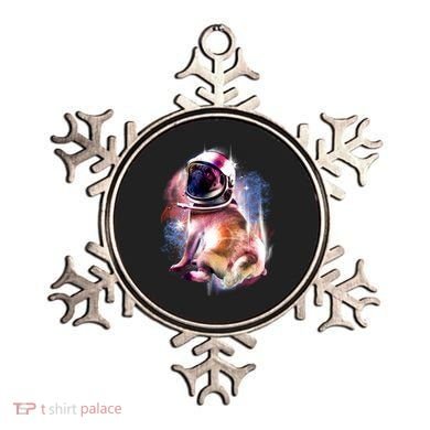 Space Pug Wearing Helmet Ornament