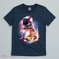 Space Pug Wearing Helmet T-Shirt thumb 5