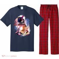 Space Pug Wearing Helmet Pajama Set thumb 0