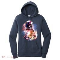Space Pug Wearing Helmet Women's Hoodie thumb 0