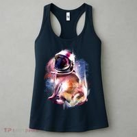 Space Pug Wearing Helmet Women's Tank Top thumb 3