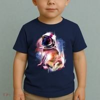 Space Pug Wearing Helmet Toddler T-Shirt thumb 2