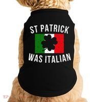 Saint Patrick Was Italian St. Patrick's Day Italy Doggie Tank thumb 0