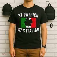 Saint Patrick Was Italian St. Patrick's Day Italy T-Shirt thumb 6