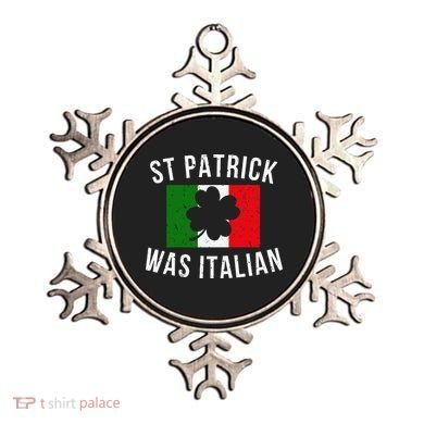 Saint Patrick Was Italian St. Patrick's Day Italy Ornament