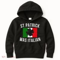 Saint Patrick Was Italian St. Patrick's Day Italy Kids Hoodie thumb 0