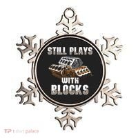 Still Plays With Blocks Gift Auto Drag Racing Car Gift Ornament thumb 0
