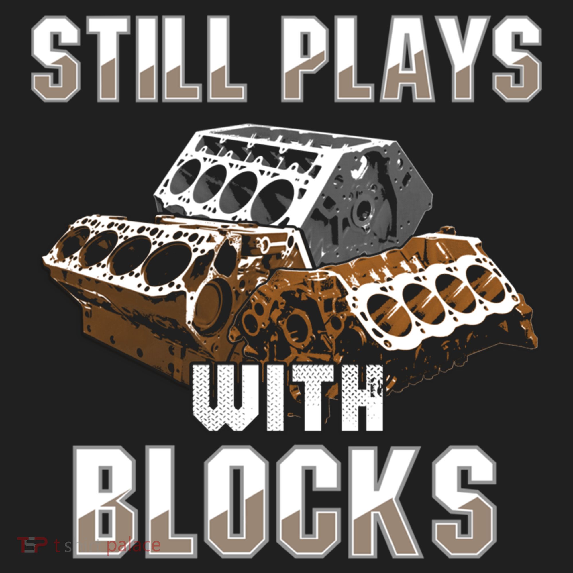 Still Plays With Blocks Gift Auto Drag Racing Car Gift Hat