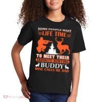 Some People Wait Life Time To Meet Their Favorite Hunting Buddy Mine Calls Me Da Kids T-Shirt thumb 2