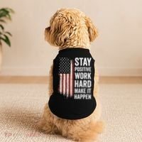Stay Positive Work Hard Make It Happen Motivation Doggie Tank thumb 2