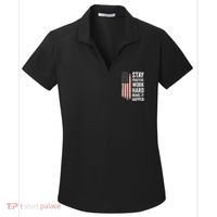 Stay Positive Work Hard Make It Happen Motivation Women's Dry Zone Grid Polo thumb 0