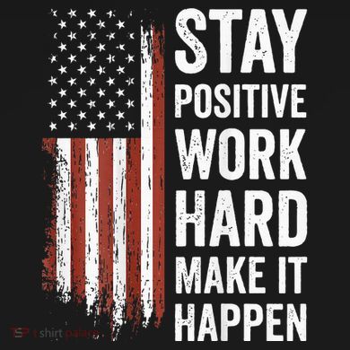 Stay Positive Work Hard Make It Happen Motivation Women's Tank Top