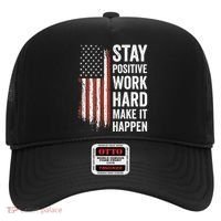 Stay Positive Work Hard Make It Happen Motivation Hat thumb 0