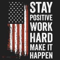 Stay Positive Work Hard Make It Happen Motivation Hat thumb 2
