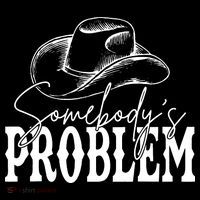 Somebody's Problem Western Country Cow Morgan Fan Women's Tank Top thumb 5