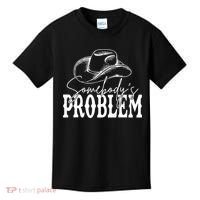 Somebody's Problem Western Country Cow Morgan Fan Kids T-Shirt thumb 0