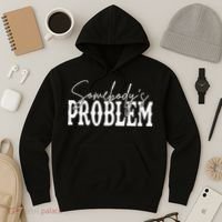 Somebodys Problem Western Country Cowboy Morgan Fan Hoodie thumb 3