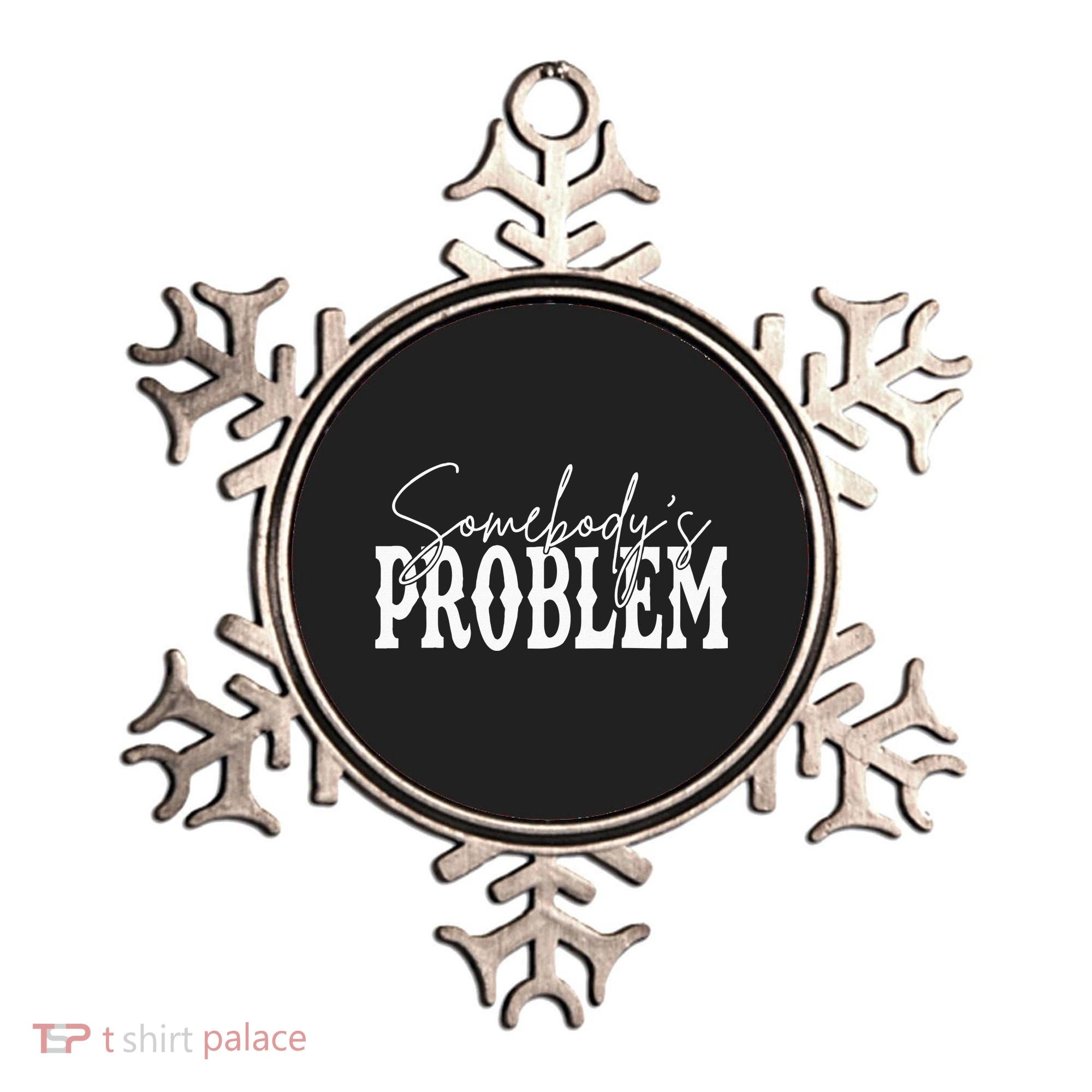 Somebodys Problem Western Country Cowboy Morgan Fan Ornament