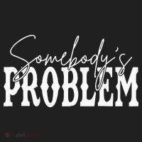 Somebodys Problem Western Country Cowboy Morgan Fan Golf Towel thumb 3