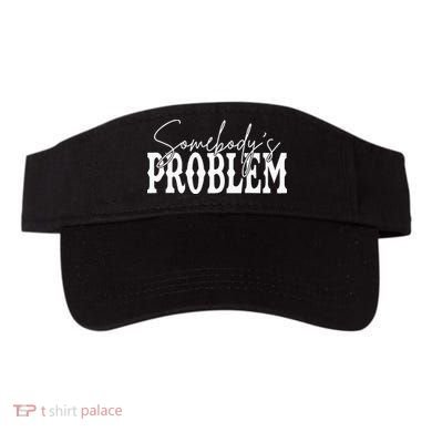 Somebodys Problem Western Country Cowboy Morgan Fan Visor