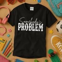 Somebodys Problem Western Country Cowboy Morgan Fan Kids T-Shirt thumb 3