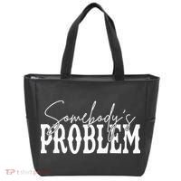 Somebodys Problem Western Country Cowboy Morgan Fan Tote Bag thumb 0