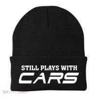Still Plays With Cars Car Automobile Lover Mechanic Beanie thumb 0