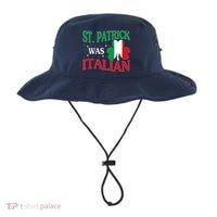 St. Patrick Was Italian Funny St patrick's day Shamrock Flag Bucket Hat thumb 0