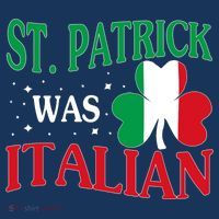 St. Patrick Was Italian Funny St patrick's day Shamrock Flag Women's Hoodie thumb 2