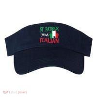 St. Patrick Was Italian Funny St patrick's day Shamrock Flag Visor thumb 0
