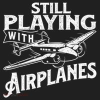 Still Playing With Airplanes Aviation Lover Airline Pilot Beanie thumb 2