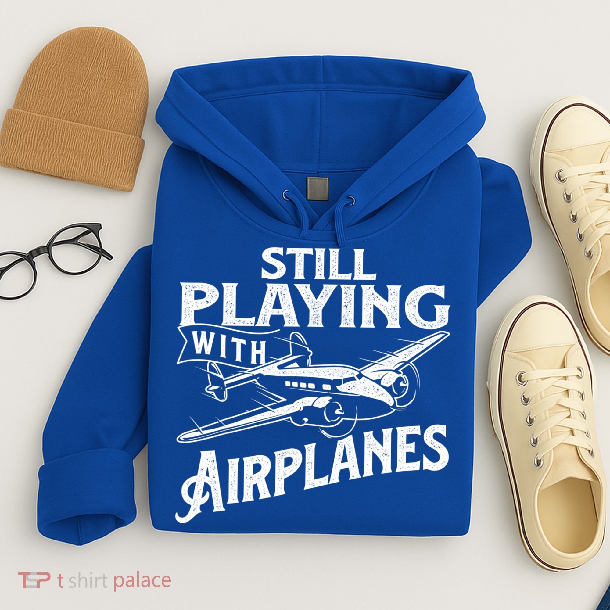 Still Playing With Airplanes Aviation Lover Airline Pilot Hoodie