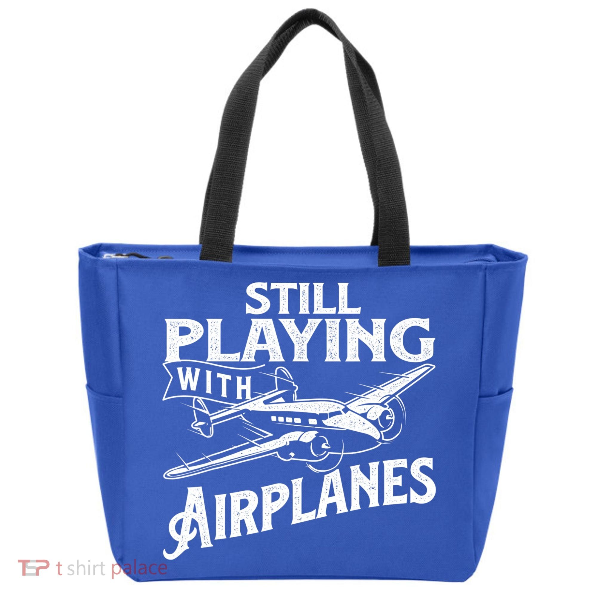 Still Playing With Airplanes Aviation Lover Airline Pilot Tote Bag
