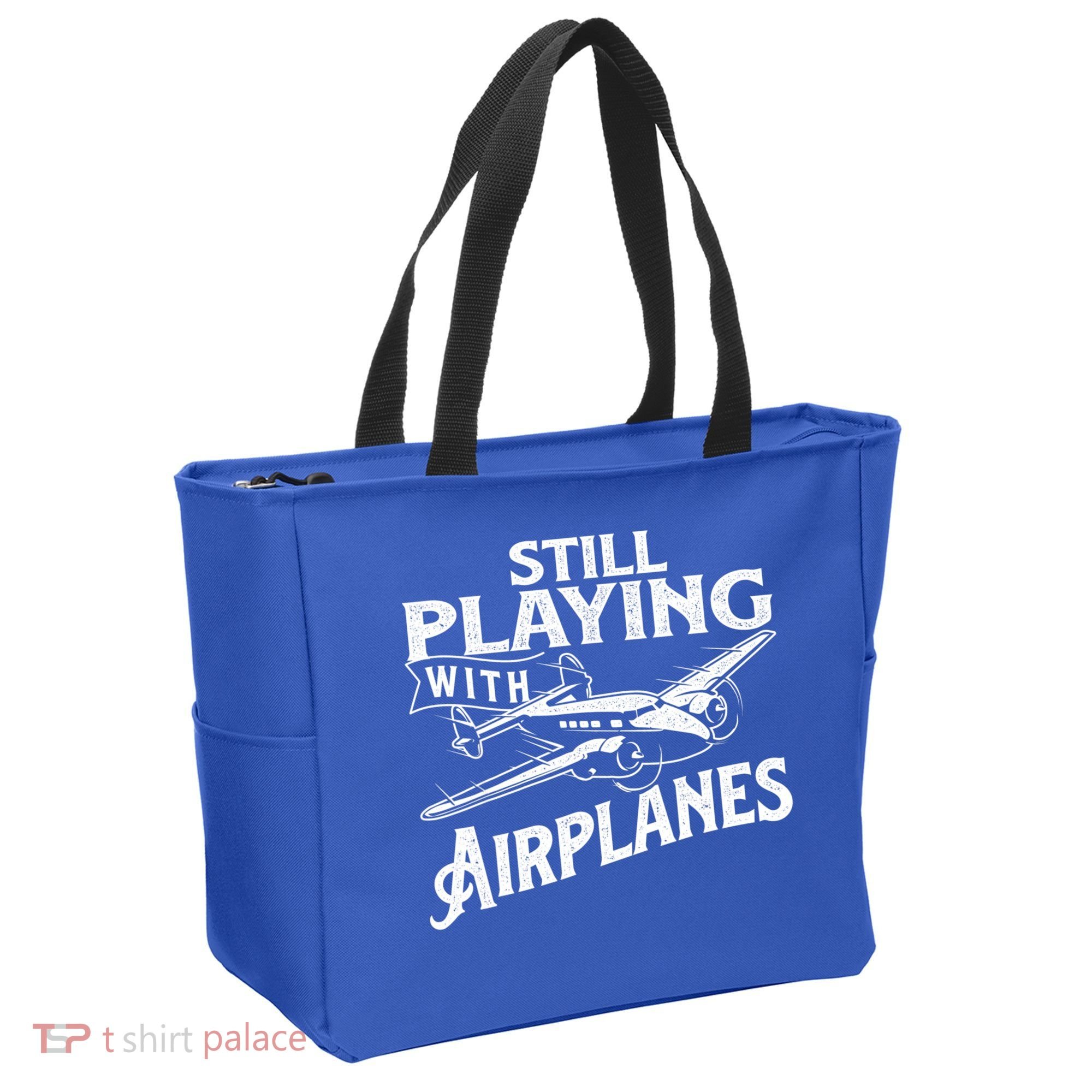 Still Playing With Airplanes Aviation Lover Airline Pilot Tote Bag
