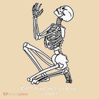 Skeleton Praying X Lord Have Mercy Sinner Gothic Blackwork Tote Bag thumb 4
