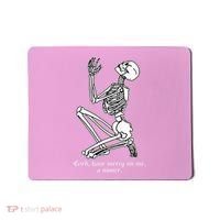 Skeleton Praying X Lord Have Mercy Sinner Gothic Blackwork Mousepad thumb 0