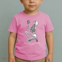 Skeleton Praying X Lord Have Mercy Sinner Gothic Blackwork Toddler T-Shirt thumb 2