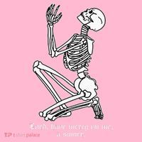 Skeleton Praying X Lord Have Mercy Sinner Gothic Blackwork Women's T-Shirt thumb 6